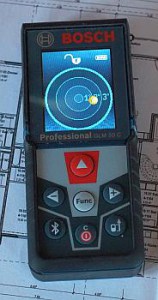 GLM 50 C als digitale Wasserwaage