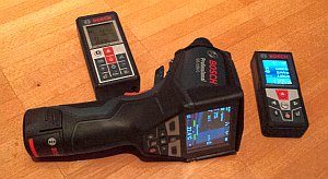 Bosch GLM 50 und 100 C sowie Thermodetektor GIS 1000 C Professional
